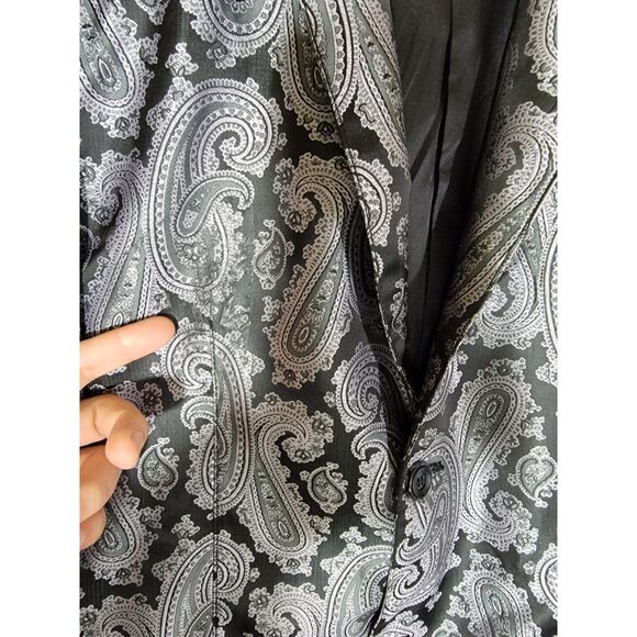 Montero Paisley Blazer Suit Jacket Sport Coat - Medium - Picture 2 of 10